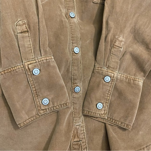 Free People Baby Cord Button-Down Jacket - Picture 9 of 11